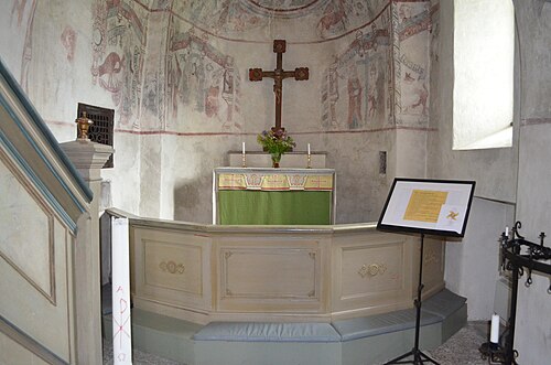 Asks kyrka, interno