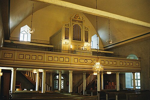 Lerdals kyrka, interno