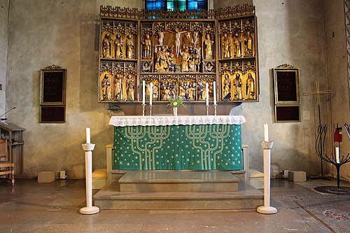 Täby kyrka, intérieur