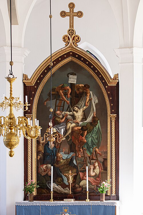 Höja kyrka, interno