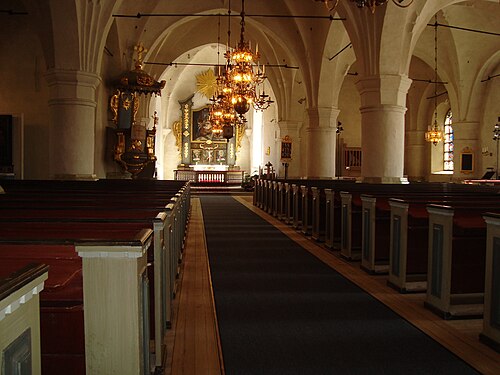 Norrbärke kyrka, interno
