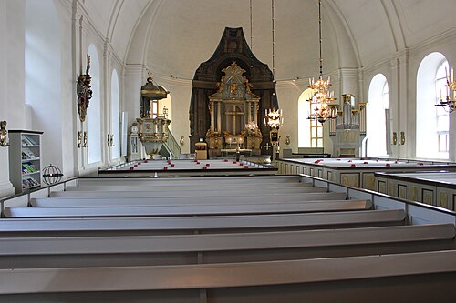 Selångers kyrka, interno