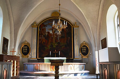 Örtomta kyrka, intérieur