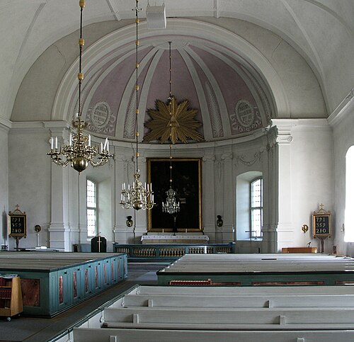 Hölö kyrka, interno