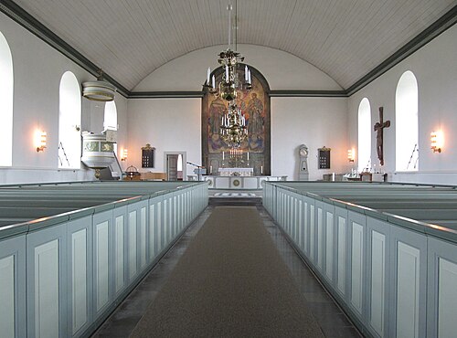Hovs kyrka, interno