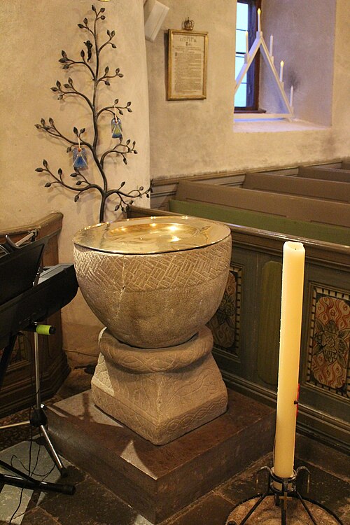 Lagga kyrka, interno