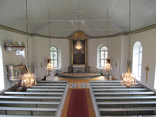 Nittorps kyrka, interno