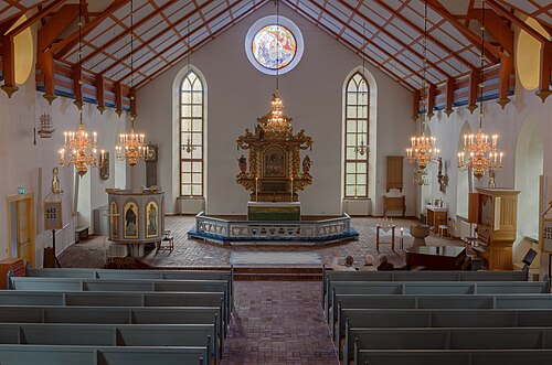 Västra Frölunda kyrka, interno