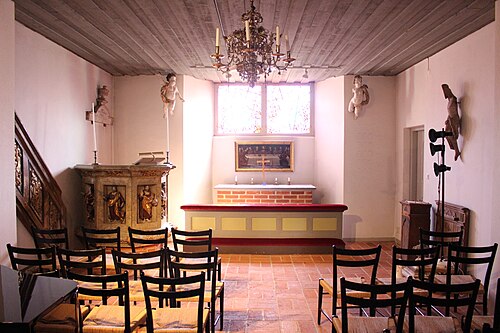 Västlands kyrka, interno
