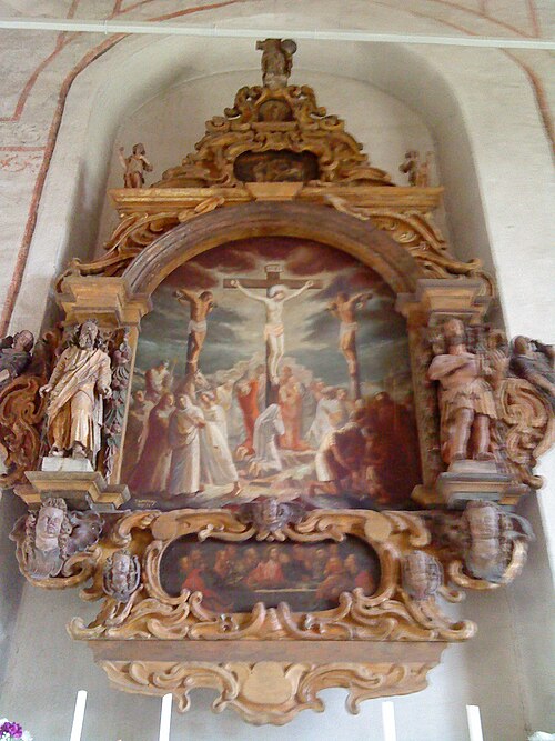Harakers kyrka, interno