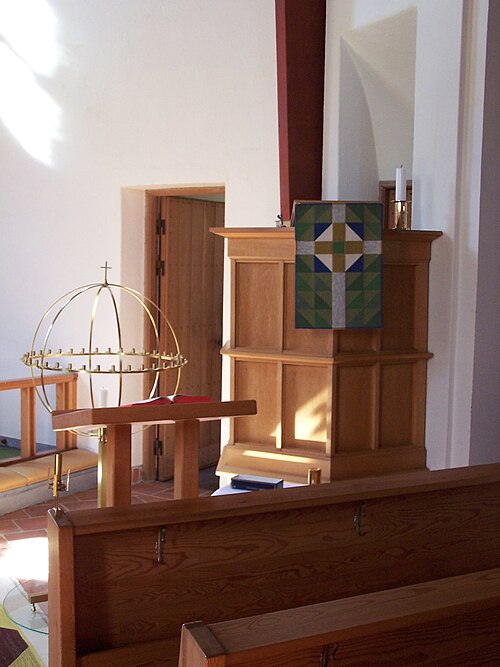 Källs Nöbbelövs kyrka, intérieur