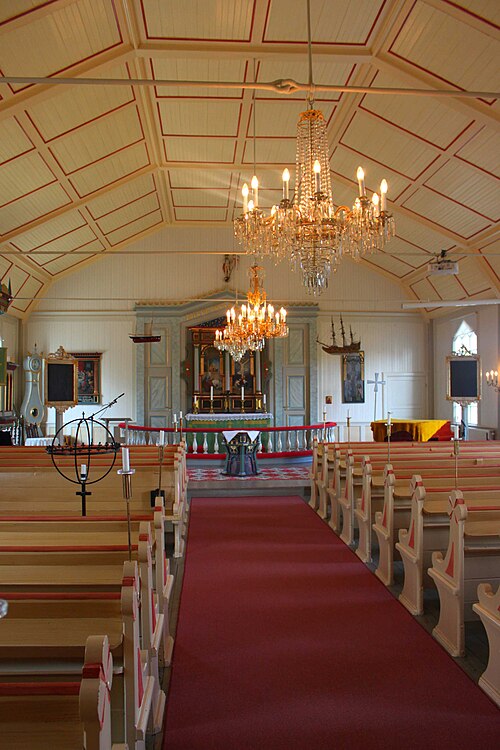 Mollösunds kyrka, intérieur