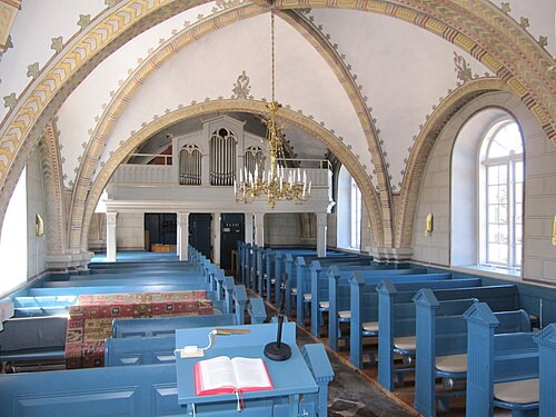 Starby kyrka, interno