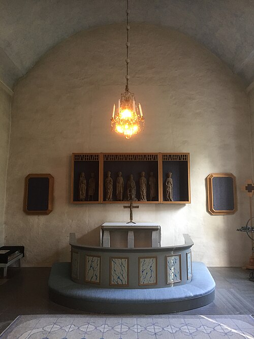 Täby kyrka, interno