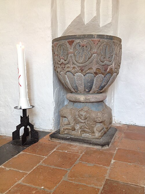 Vitaby kyrka, interno