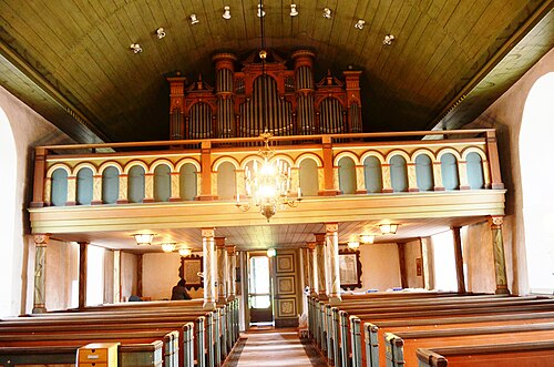 Västerlanda kyrka, interno