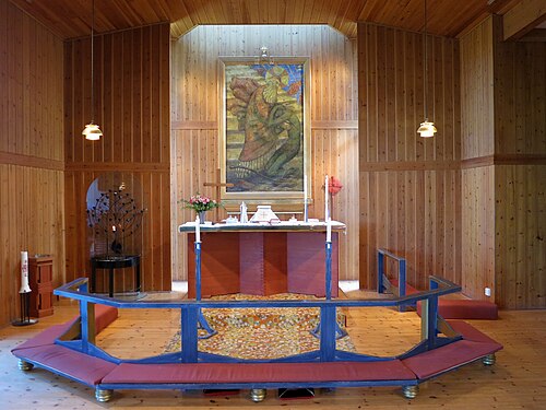 Åh kyrka, interno