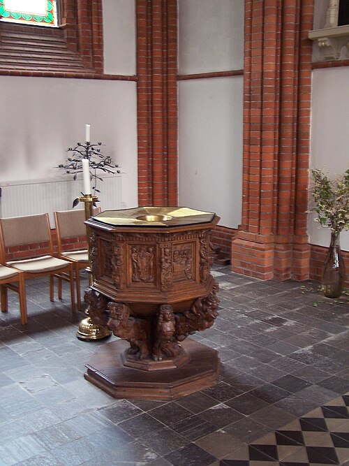 Bunkeflo kyrka, interno