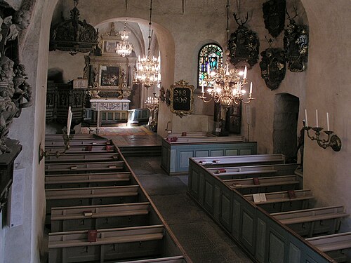 Solna kyrka, intérieur