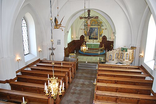 Gråmanstorps kyrka, interno