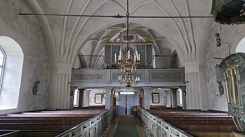 Skederids kyrka, interno