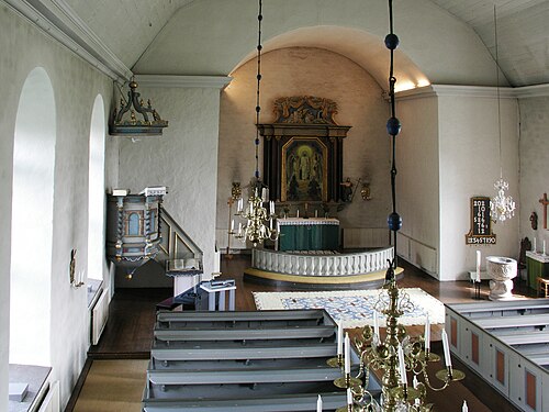 Smedby kyrka, interno