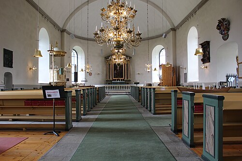 Stora Mellösa kyrka, interno