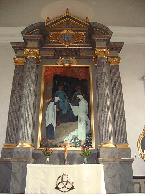 Karbennings kyrka, interno