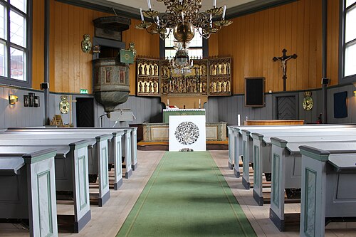 Gräsö kyrka, interno