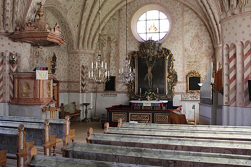 Riala kyrka, interno