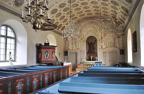 Uråsa kyrka, intérieur