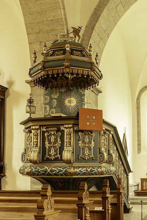 Roma kyrka, interno