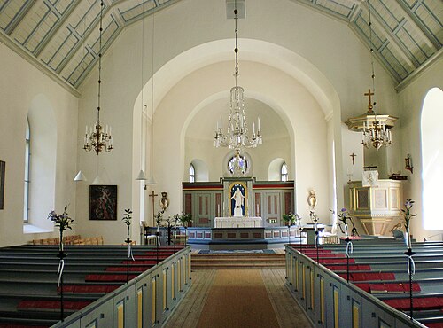 Sturkö kyrka, interno