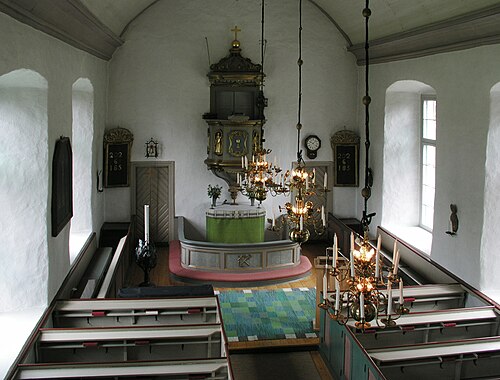 Ventlinge kyrka, intérieur