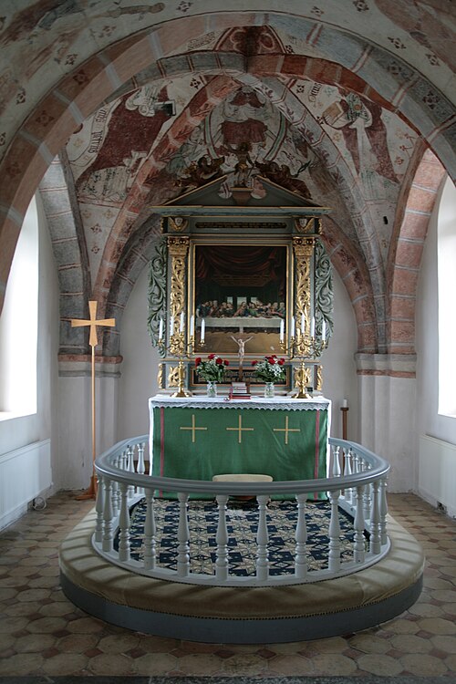 Västra Vemmerlövs kyrka, intérieur