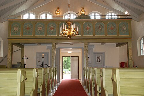 Antens kyrka, intérieur