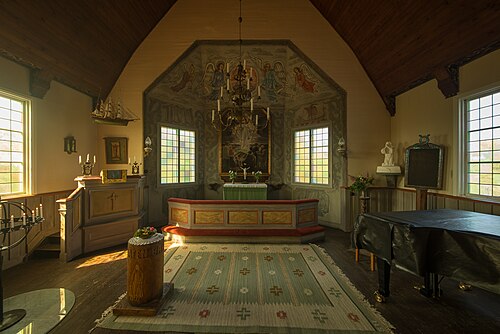 Arholma kyrka, interno