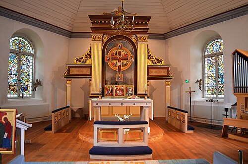 Fuxerna kyrka, interno