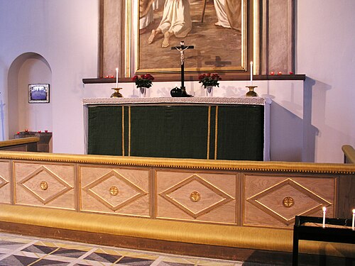 Kärna kyrka, intérieur