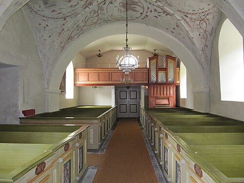Kållands-Åsaka kyrka, intérieur
