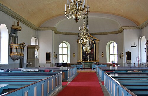 Mönsterås kyrka, interno