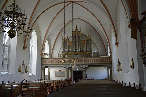 Årstads kyrka, interno