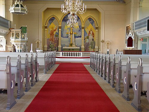 Arvidsjaurs kyrka, intérieur