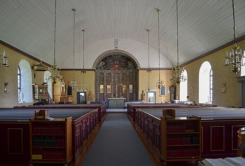 Berga kyrka, intérieur