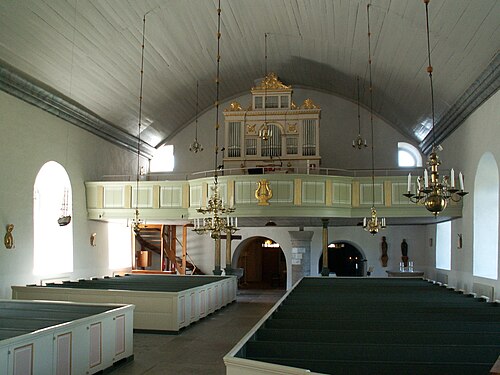 Föra kyrka, intérieur