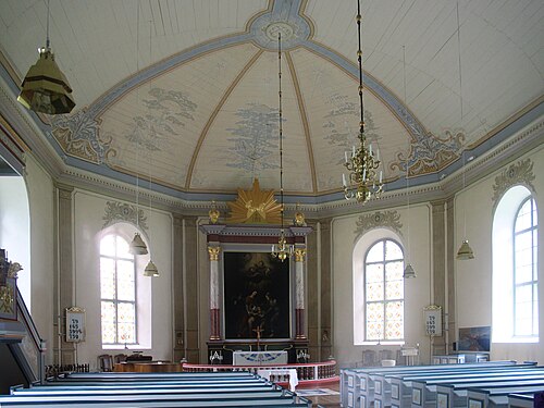 Norra Råda kyrka, interno