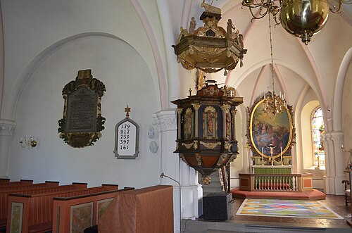 Fägre kyrka, intérieur