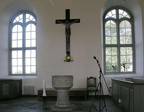 Alböke kyrka, interno