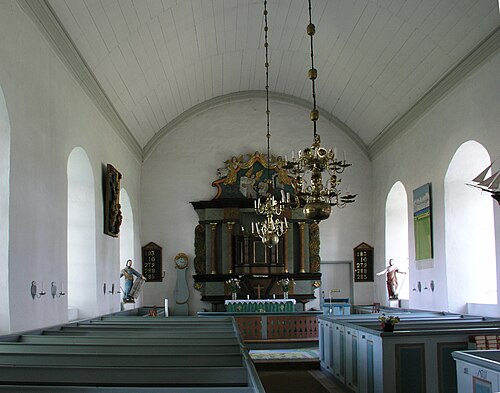 Ås kyrka, interno
