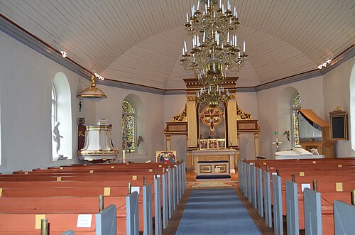 Fuxerna kyrka, interno